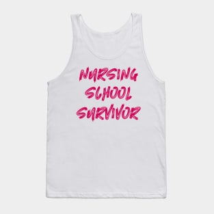 Nursing School Survivor Tank Top